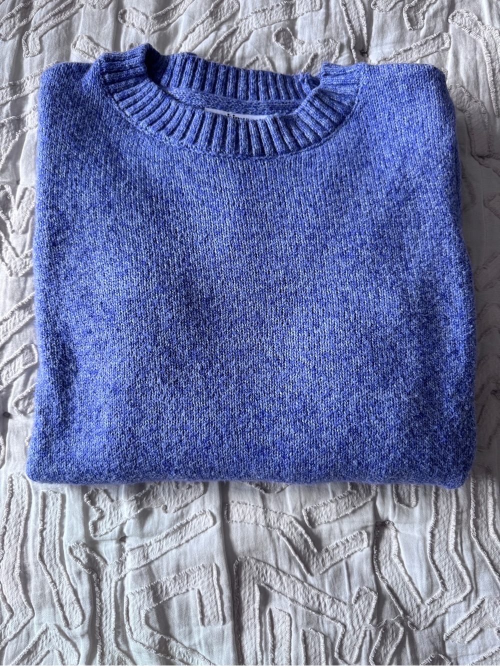 Minimum Women's Crewneck Sweater in Heather Periwinkle Blue